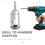 Electric Hammer Adapter Electric Drill to Hammer Square Handle with Drill  Quick-Release Chuck Adapter Power Tools 5
