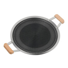Outdoor Stainless Steel Triply Metal Construction Grill Pan Honeycomb Non-Stick Design for Camping Hiking Small