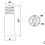 Synergy 21 LED Adapter für LED-Leuchtmittel E40->E40 lang 1