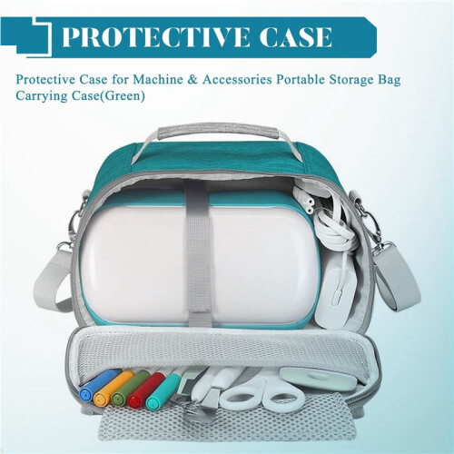 Protective Case for  Joy Machine & Accessories Portable Storage Bag Carrying Case(Green) 2
