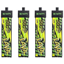 BETAFPV Batería LiPo LAVA II 1S 95C para Drones Air65 Air75 Meteor65 Pro Meteor75 Pro Cetus FPV Tiny 580mAh