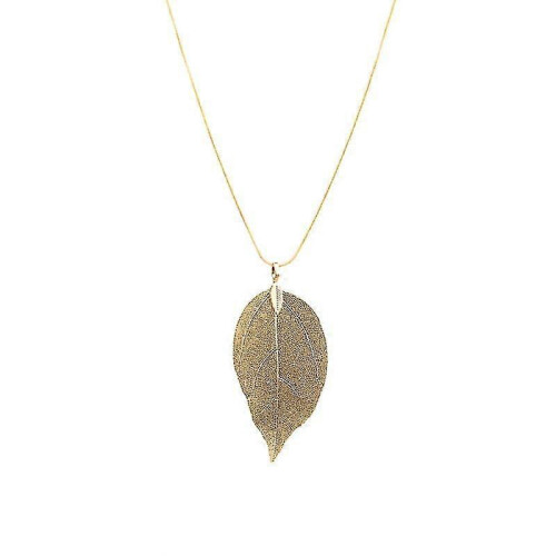 Collier en forme de feuille (1 pièce)