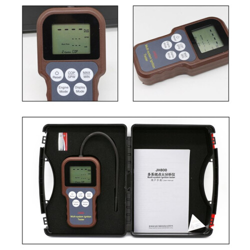 JH800 Car Multi-System Ignition Analyzer Test SPW and CoP Systems  Tester High Voltage Coil Detection