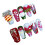 (XS) Christmas Press On Nails - Snowman Bow Design 6