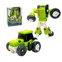 (Style J)15cm Robot Transformer Toy Various Style Fast Fighter Aircraft Tractor Tank Train Cartoon Model Toy Collectible Children Robot