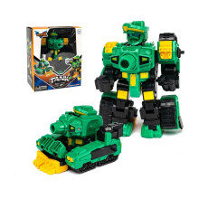(Style E)15cm Robot Transformer Toy Various Style Fast Fighter Aircraft Tractor Tank Train Cartoon Model Toy Collectible Children Robot