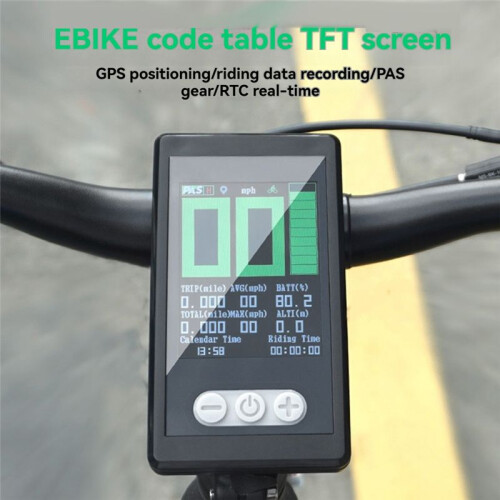 Ebike Display Ebike TFT Color Disply Advanced Display with GPS Function Waterproof for Ebike 2