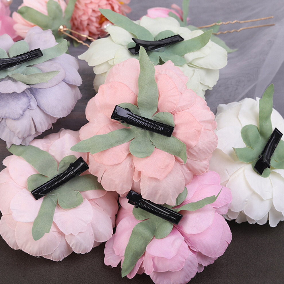 Roc-Electron Pearl Hair Clips Set - Bridal Hairpins (3Pcs)