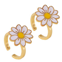 Lot de 2 anneaux rotatifs anti-stress pour réduire l'anxiété et soulager le stress. Bijou jouet