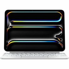 Apple Magic Keyboard/Cover Case for 27.9 cm (11") Apple iPad Pro 11 (2024) Tablet - White- Aluminium Body
