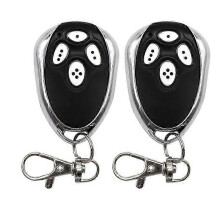 Lot de 2 télécommandes pour portail de garage compatibles avec les moteurs Alutech AT-4 AR-1-500 AN