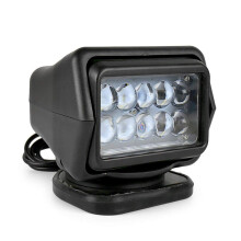 Control Remoto de 360 Grados Luz de BúSqueda LED de 7 Pulgadas Luz de Foco Giratoria de 50 W para Camioneta Todoterreno SUV Luz de ConduccióN