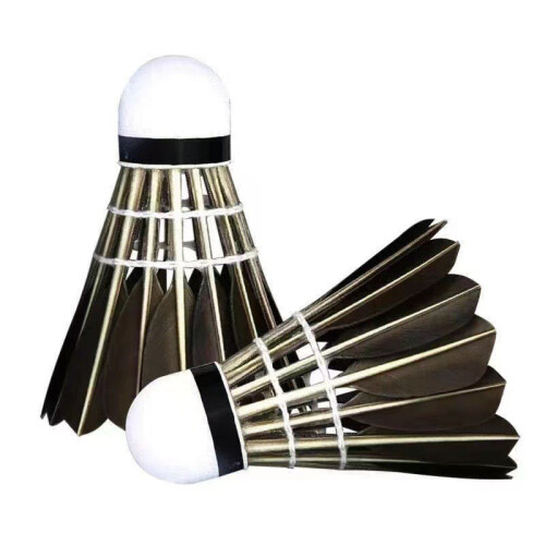 Black Goose Feather Badminton Shuttlecocks Sport Training Hight Activities Speed 2