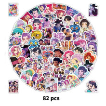 (Style L)Kpop Demon Hunters Sticker Set Y2k Aesthetic Art Funny Decals For Suitcases Huntr X Saja Boys Kpdh