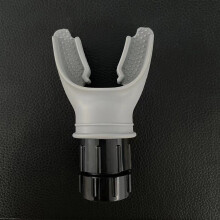(Gray)Entrenador Portátil de Capacidad Pulmonar con Resistencia Ajustable para Correr Entrenamiento Fitness