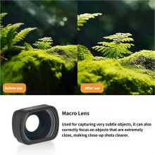 Lente Macro 10X para para Osmo Pocket 3, Filtro Close-, Lente de Fotografia Macro HD, Acessórios para Lentes de Câmera com Fixação Magnética