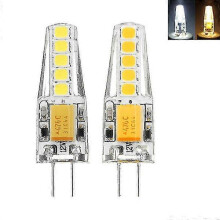 G4 2W 2835 Stmívatelná 10 LED teplá bílá bílá LED dekorativní žárovka AC12V
