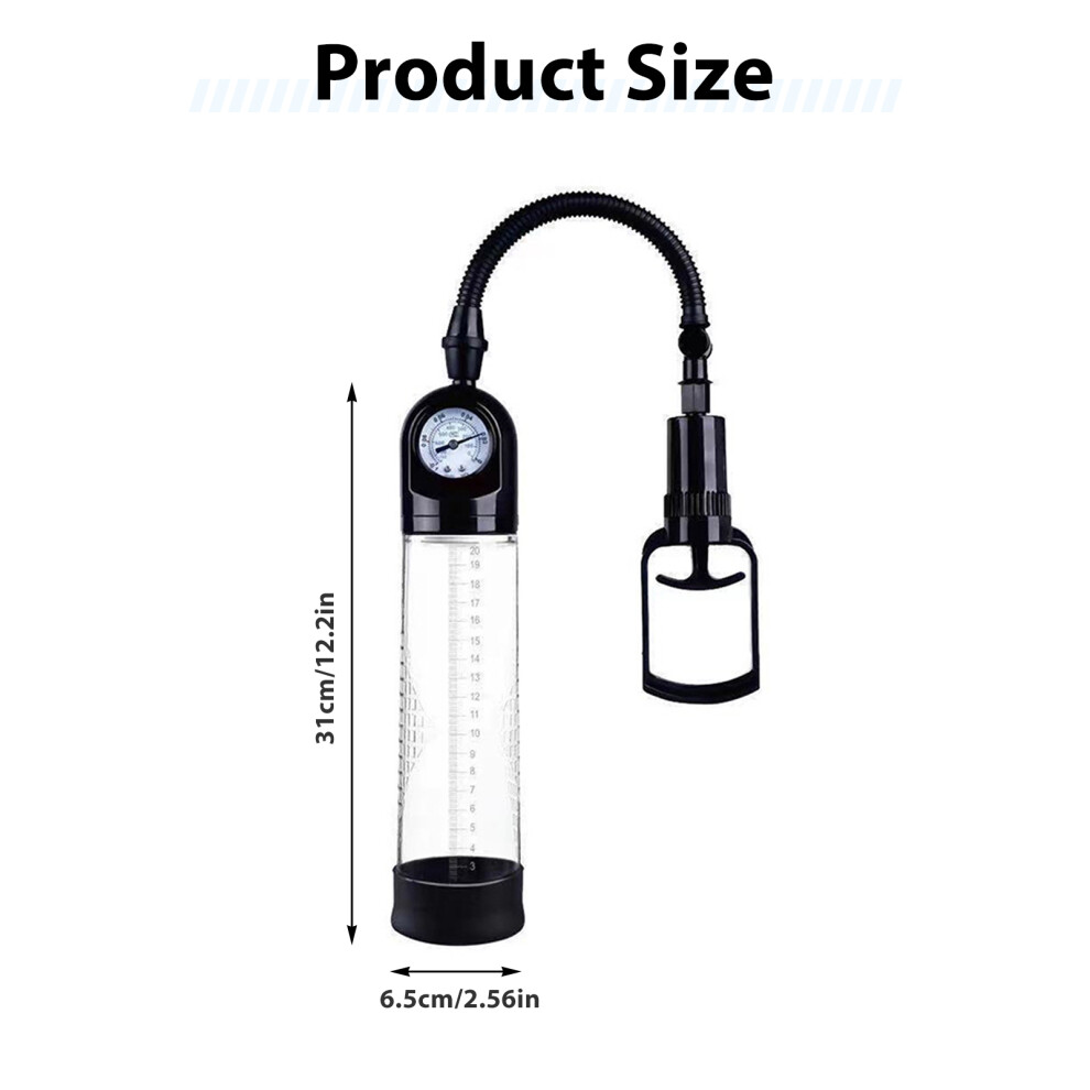Hue-Grain Male Penis Pump With Particles - Adult Sex Toy