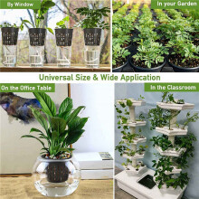 3 Inch Net Cup Hydroponic Tank, 150Pack Hydroponic Planting Basket, Used for Hydroponics, Slotted Mesh, Black and White