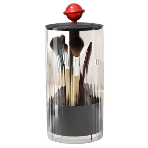 Automatic Lifting Makeup Brushes Holder Makeup Brush Holder Desktop Makeup Tools Lipstick Eyebrow Pen Holder Container A