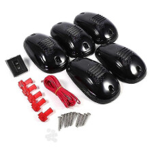 stuks getinte amberkleurige LED-markeringslichten voor op het dak van een cabine, geschikt voor vrachtwagen, SUV of 4x4