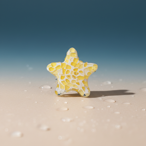(Yellow) Eco-Friendly Mini Ocean Hair Clips