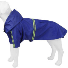 Regenjas voor huisdieren met reflecterende capuchon, waterdichte jas voor honden, waterafstotende kleding voor katten, jassen
