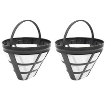 2-pack herbruikbare filtermandjes nr. 4 voor Ninja koffiezetapparaten, geschikt voor filterkoffiezetapparaten van 8-12 kopjes
