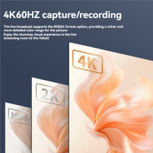 Tarjeta de Captura de Video USB 3.0 con Resolución 4K60HZ, Captura de Video HD Sin Retardo con Salida de Bucle y Dispositivo de Transmisión en para