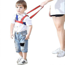 Sicherheitsleine mit Verlustschutz, Sicherheits-Laufgeschirr für Babys und Kleinkinder, Seilleine, Handschlaufe