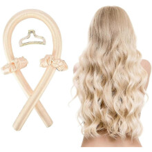 Seidenlockenwickler, Lockenstäbe für hitzefreie Locken, Haarband mit hitzefreiem Lockenstab, weiches Haarband mit Lockenwickl