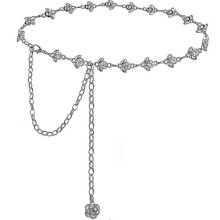 Cinturón de cadena para mujer 2024 - Cinturones de cintura con cristales y diamantes de imitación para vestidos, regalo, colo