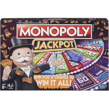 Monopoly Hasbro Jackpot Bordspel voor Families, Feestjes, Kinderspel, Speelgoed, Verjaardagscadeaus, Vanaf 8 jaar
