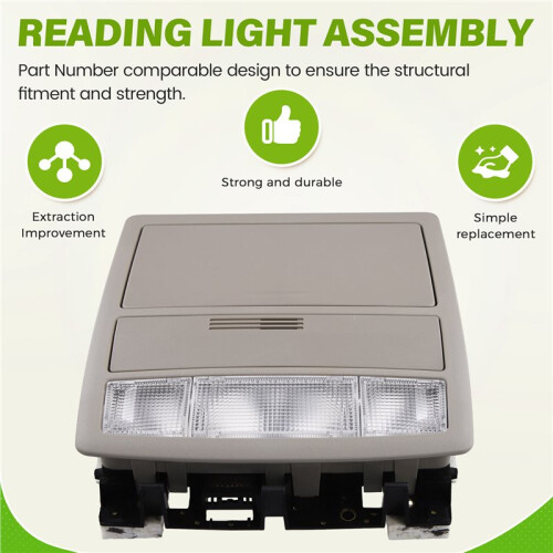 63650-33371E0 Reading Light Assembly Ceiling Lamp Glasses Case for  Camry 2007-2013 2