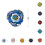 (CX 06)Alloy Gyroscope Toy For Childrens Spin Game Enthusiasts Durable Handdriven 11