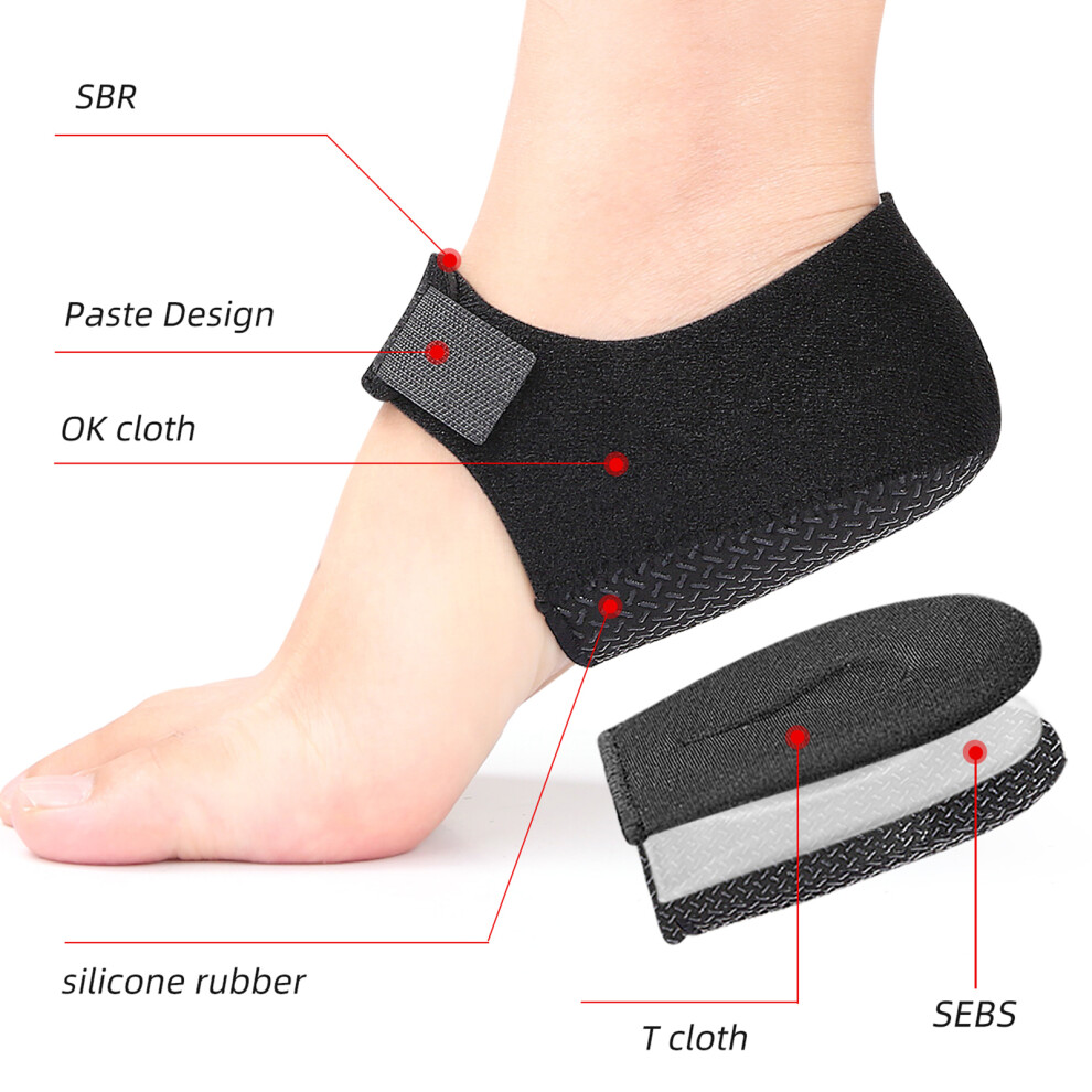 Dachuang Beauty (S) 2Pcs Heel Pads Anti-Slip For Foot Pain Relief (50 Chars)