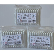 Wedding Heart Bubble Tubes Guest Favours
