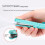 (Blue)Mini Stapler Portable Light Duty Office Accessories For School And Use Home 3