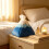 (Blue)Modern Mountain Design Tissue Box With Embossed Pattern For Living Room And Gift 11