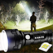 Kirkkain EDC-taskulamppu 13000 lumenia | Cree XHP70.2nd LEDit Ladattava LED-taskulamppu | Etsintä | Partiointi ja kalast
