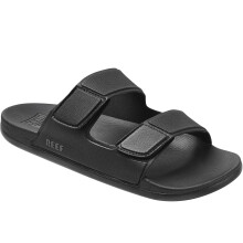 (11 UK, Black) Reef Mens Cushion Tradewind Adjustable Summer Beach Flip Flops Slides Sliders