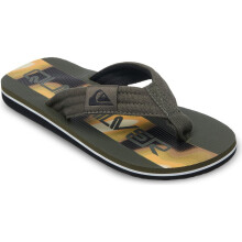 (12K, Grape Leaf Holmes) Quiksilver Kids Molokai Layback Flip Flops