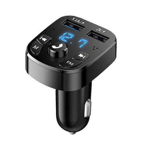 Πομπός FM αυτοκινήτου Bluetooth 5.0 Ασύρματο κιτ αυτοκινήτου Handsfree Διπλός