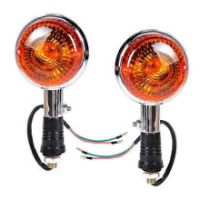 Λάμπα φλας για Yamaha Virago Xv250 Xv535 Xv920 Xv1000 Xv 250 535 920 1000, πορτοκαλί φως φλας ό
