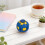 (Red)Stress Management Toy With Rotating Pressing Actions For Work And Study Travel 6