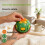 (Red)Stress Management Toy With Rotating Pressing Actions For Work And Study Travel 10