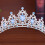 Bride Rhinestone Crown - Glittering Wedding Headband 5
