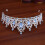 Bride Rhinestone Crown - Glittering Wedding Headband 9
