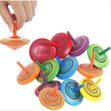 Trottole in legno, 30 pezzi di trottole giocattolo per bambini, mini trottole colorate giroscopi, piccoli regali per gli ospi