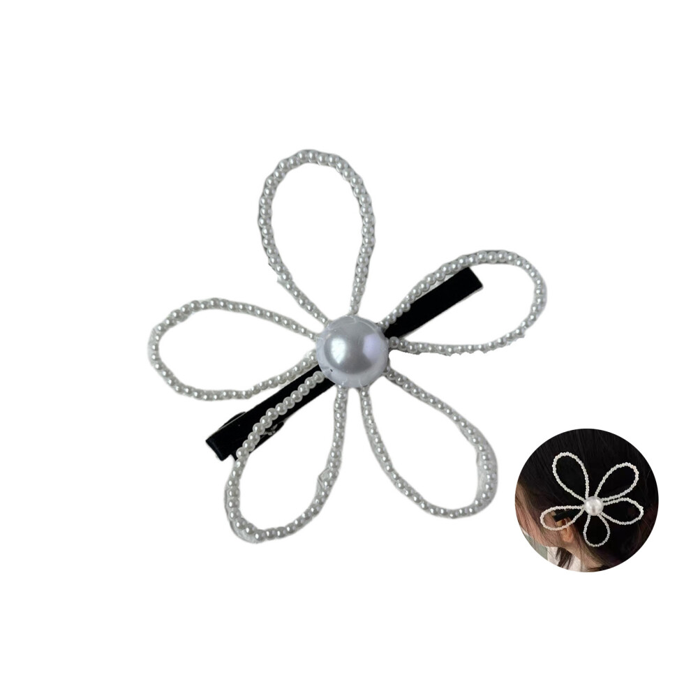 Roc-Electron Pearl Hair Clips For Thick Curly Hair Styling
